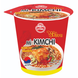 [Thùng 15 Ly] Mì Ly Bò Hầm Vị Cay/ Kim Chi Ottogi/Otoki 62G - Mì Ly Hàn Quốc Tiện Lợi, Hương Vị Đậm Đà