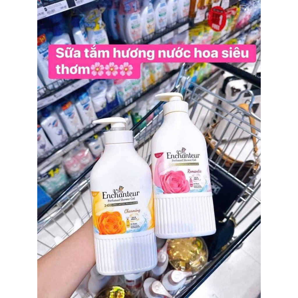 🌹🌹SỮA TẮM ENCHENTER 550ML -THÁI LAN NỘI ĐỊA PHIÊN BẢN ĐẶC BIỆT THƠM LƯU HƯƠNG 24H