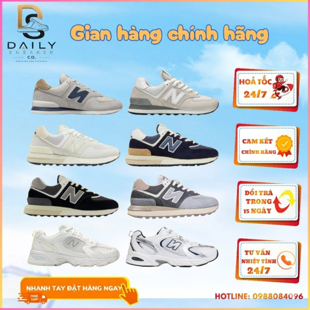 Giày NB 574 Legacy & NB 530 Đủ Màu Đủ Size Nam Nữ Hot Trend Dễ Phối Đồ, Full Box.