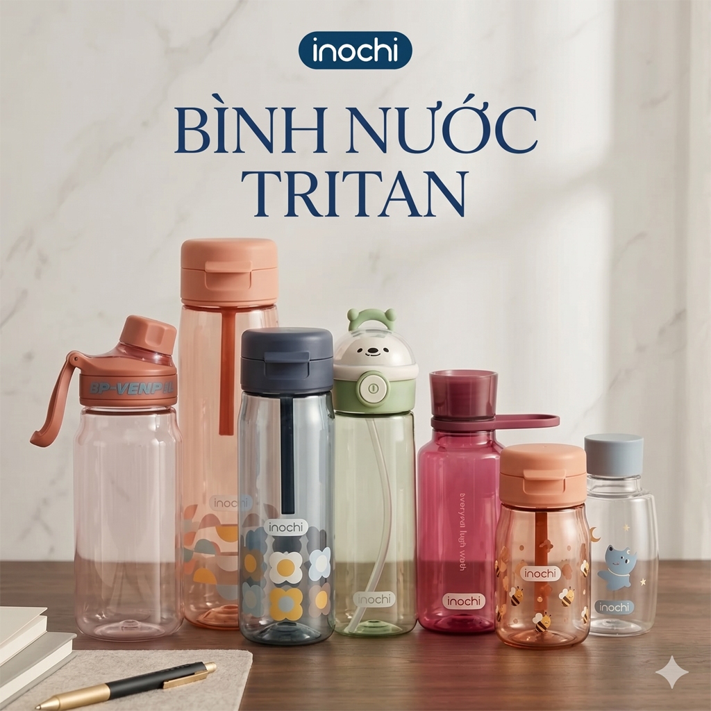 [Bộ sưu tập] Bình nước thể thao Kita Active, Bình nước Kita Fami, Bình nước Kita Slim, Kita Glow:---