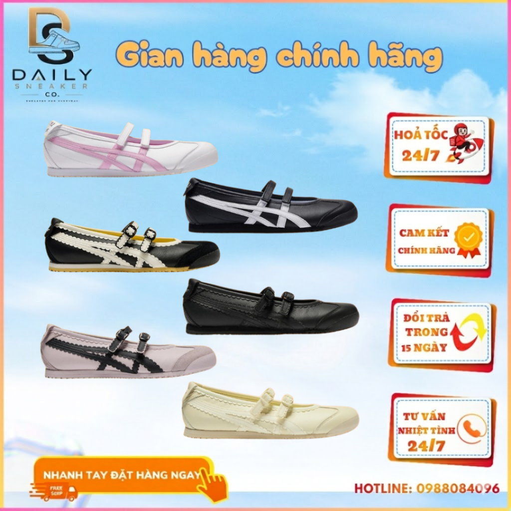 [ Hàng Chính Hãng ] Giày Onitsuka Tiger X Patou Mexico 66 Ballerina & Mexico 66 TGRS Bản Cực Hot