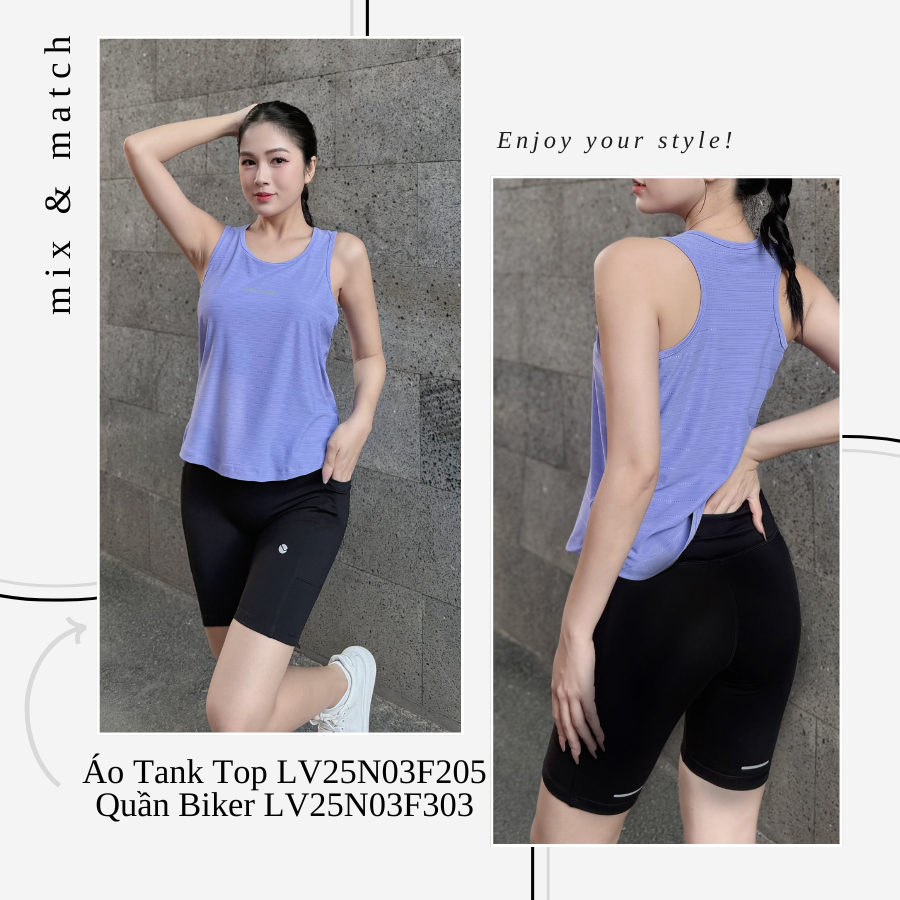 Quần Biker Nữ LV25N03F303 Livan Sport, Quần Đùi Chạy Bộ Nữ Co Giãn Thoáng Khí, Quần Tập Gym Nữ Năng 