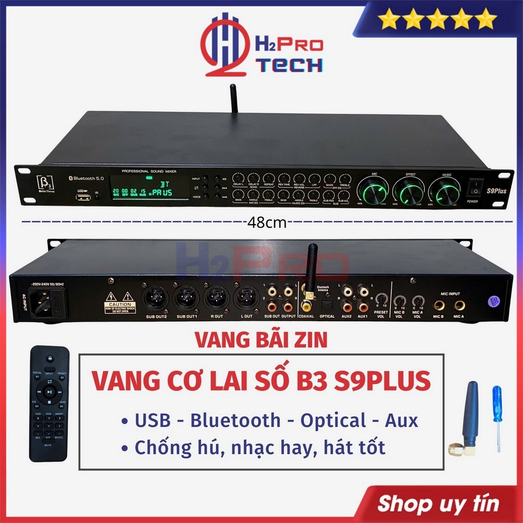 Vang Cơ Lai Số B3 S9Plus Hàng Bãi Xịn - Vang Cơ Lai Số Giá Rẻ, Echo Mượt, Reverb Hay, Chỉnh Dễ-H2pro
