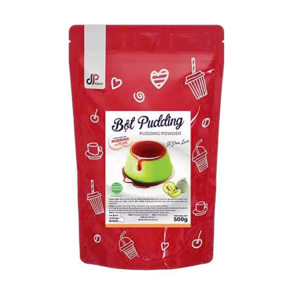 BỘT PUDDING DƯA LƯỚI DP FOOD 500gr