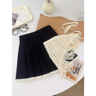 Chân Váy Xếp Ly Bé Gái Khăn Len
