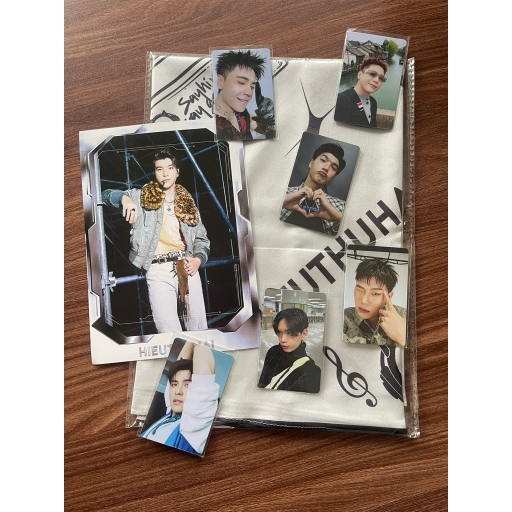 [New - Chính hãng] Card, bandana, poster Anh trai say hi mùa 1 merch Day 9 ATSH