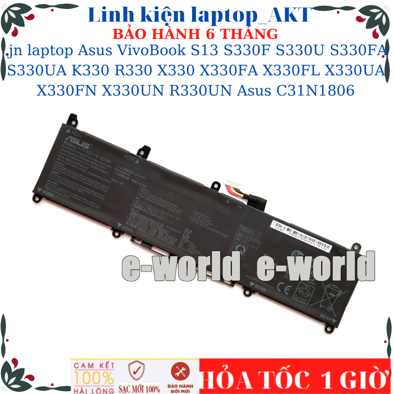 Sạc Pin Asus VivoBook S13 S330F S330U S330FA S330UA K330 R330 X330 X330FA X330FL X330UA X330FN X330U