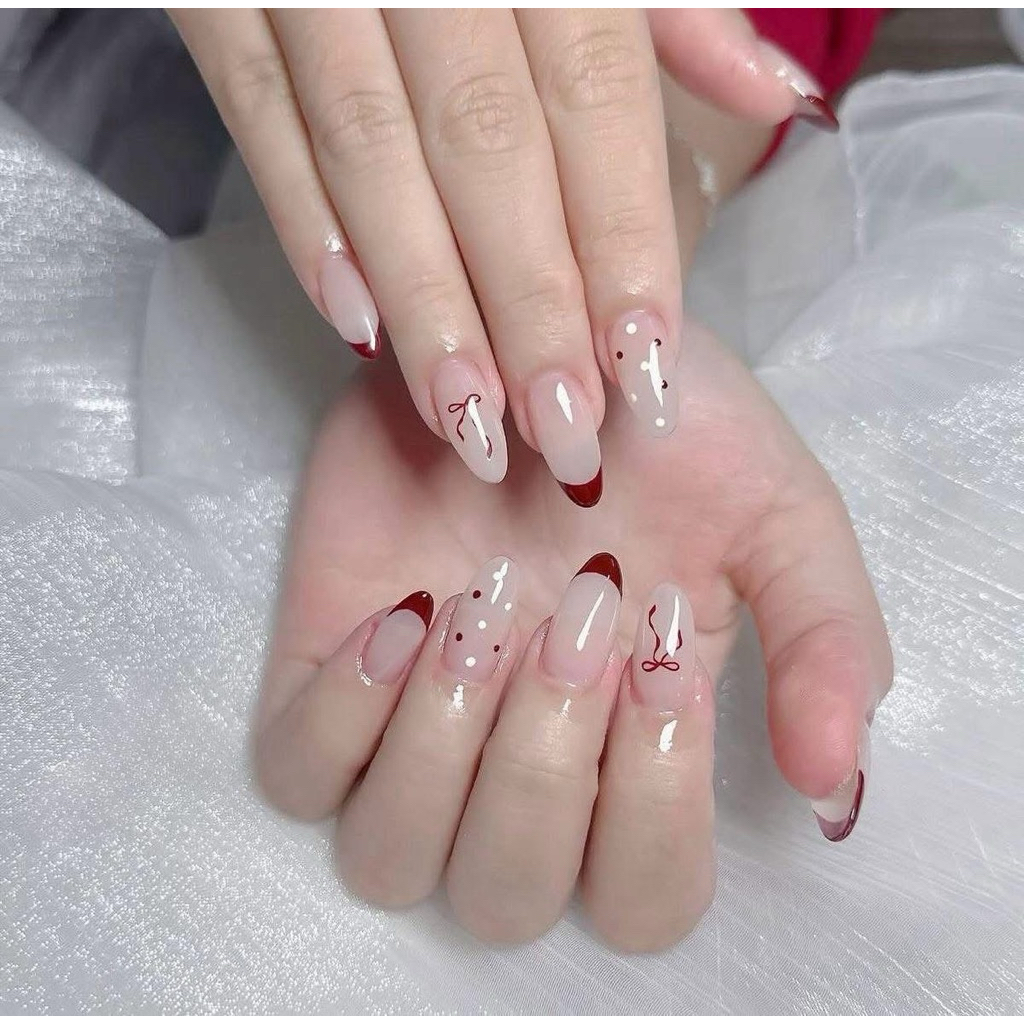 (N09) bống nailbox thiết kế màu thạch nhẹ nhàng siêu sinh