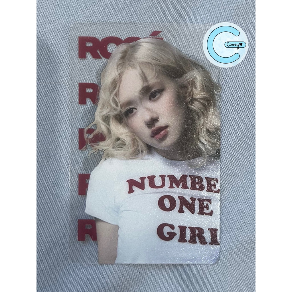 (KHÔNG XÁC NHẬN TIN NHẮN, KHÔNG GỬI HÀNG) THẺ ẢNH (PHOTOCARD) BLACKPINK ROSÉ "ROSIE" KPOP MERCH POB 