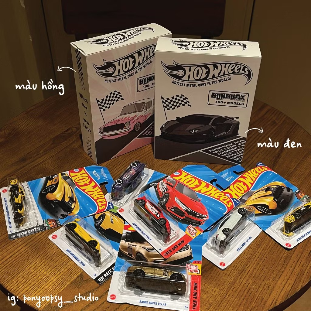 Blind Box Hot Wheels – Xe Mô Hình Ngẫu Nhiên Chính Hãng | Mystery Box Quà Tặng Bất Ngờ