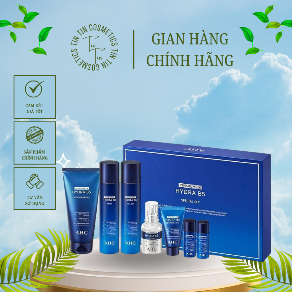SET DƯỠNG DA CẤP NƯỚC AHC PREMIUM EX HYDRA B5