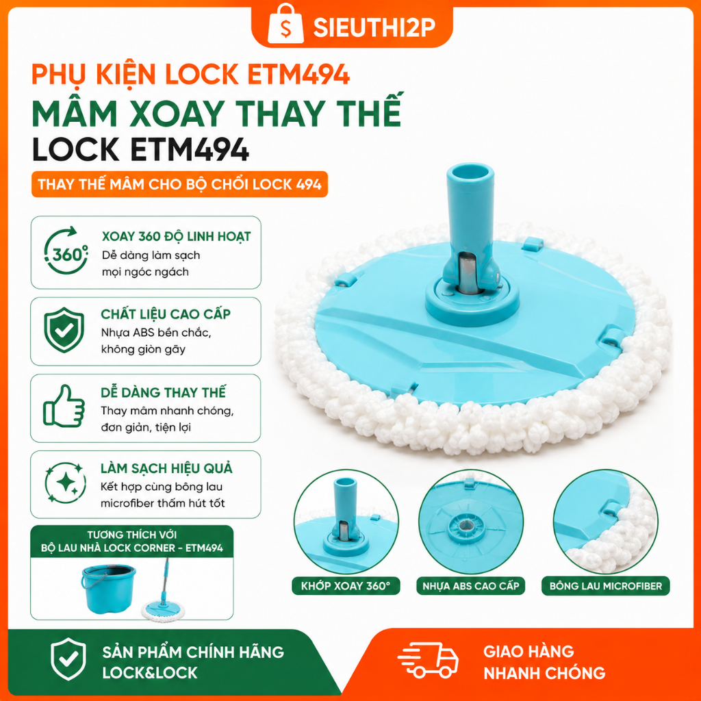 [Phụ Kiện LOCK ETM494] Mâm xoay thay thế LOCK ETM494 |