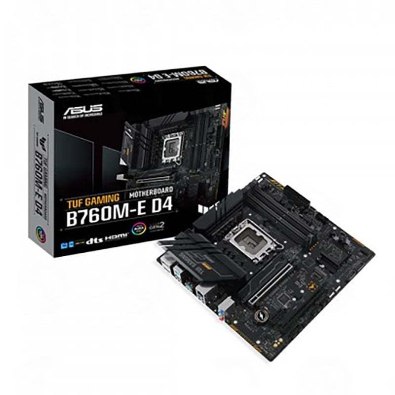 Mainboard ASUS TUF Gaming B760M-E D4 DDR4 | LGA 1700, mATX, 4 khe RAM
