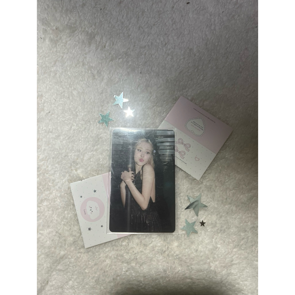 card off Rose blackpink
