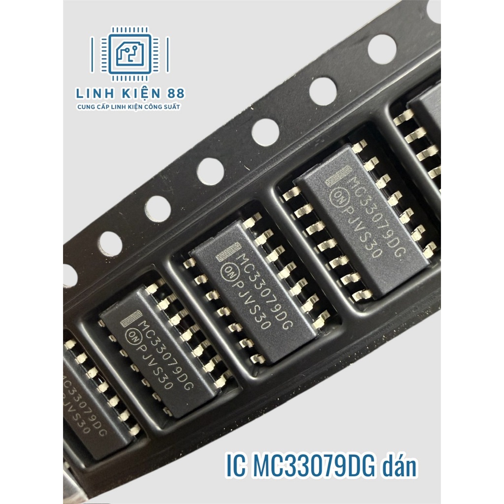 2 con OPAM MC33079 MC33079DG dán Sop-14 mới hãng ON