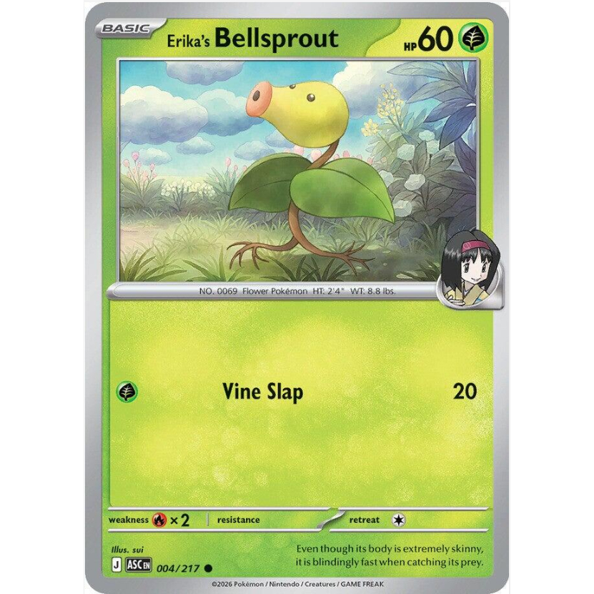 [Thẻ bài Pokemon TCG] Erika's Bellsprout 004/217 Common
