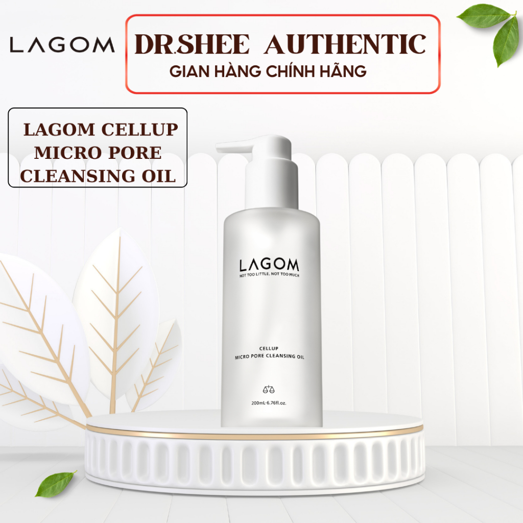 Lagom Dầu tẩy trang CELLUP MICRO PORE CLEANSING OIL làm sạch make up, bụi bẩn, mụn cám, mụn đầu đen 