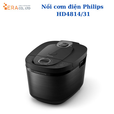 Nồi Cơm Điện Tử Philips HD4814/31 – Công Suất 860W, Hàng Chính Hãng Bảo Hành 24 Tháng