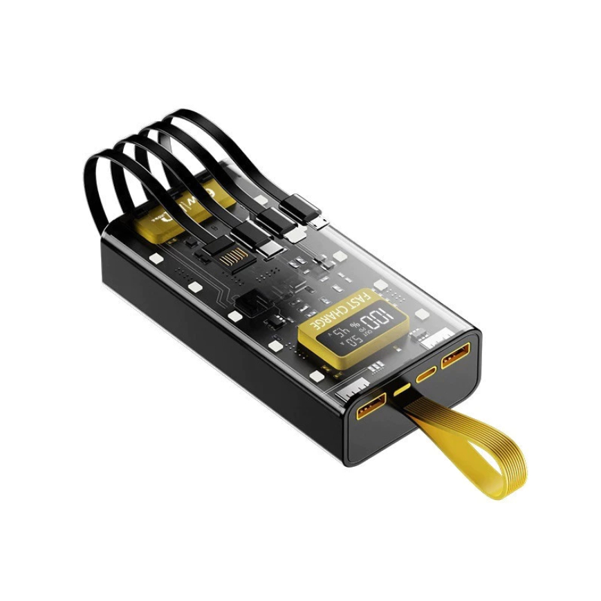 Sạc dự phòng 50000mah 120W sạc siêu nhanh trong suốt