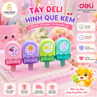 Gôm Tẩy màu đeli 3045 (5 cục tẩy)