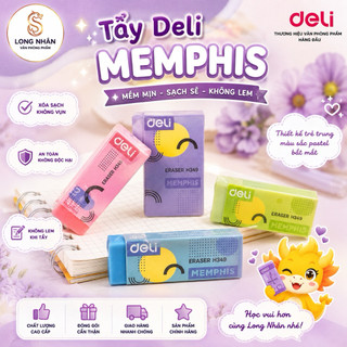 Gôm Tẩy màu đeli 3045 (5 cục tẩy)