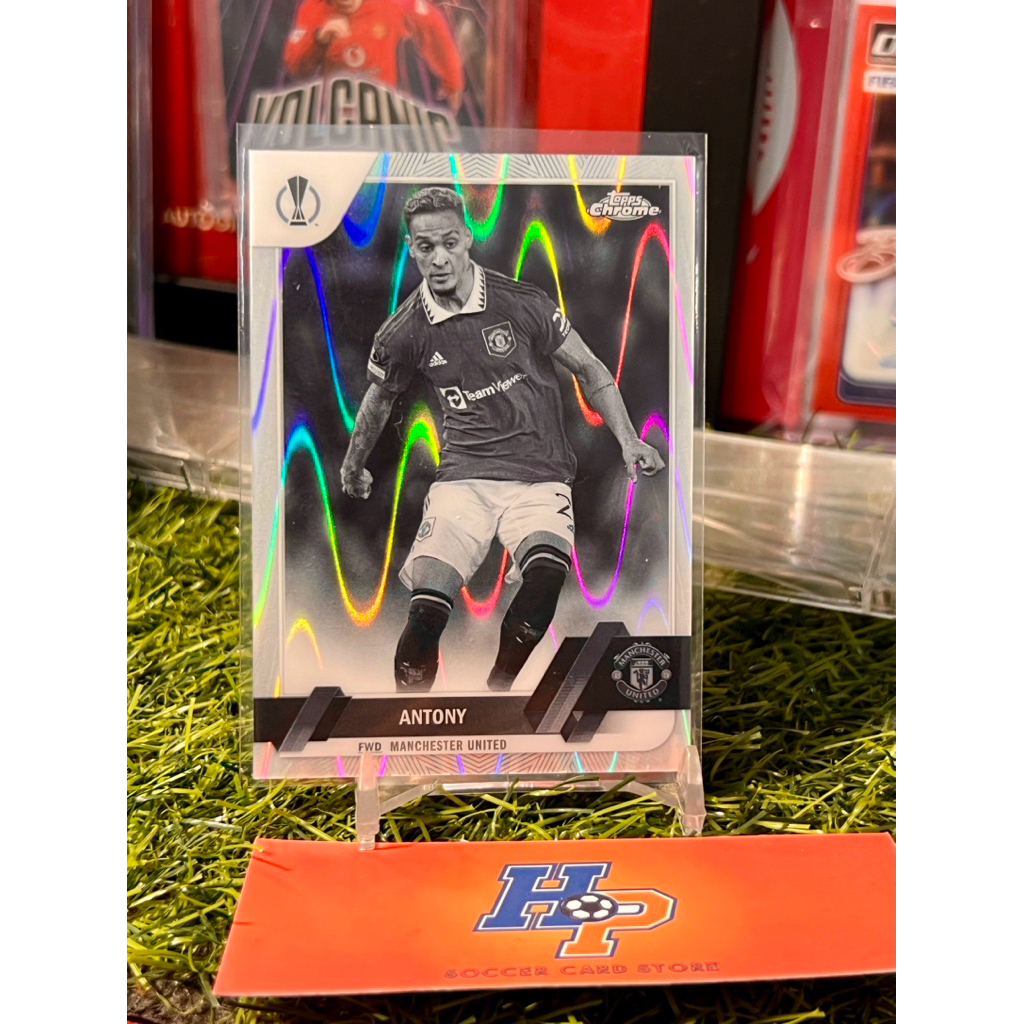 Thẻ bóng đá Antony Night Wave Topps Chrome UCL 2022/