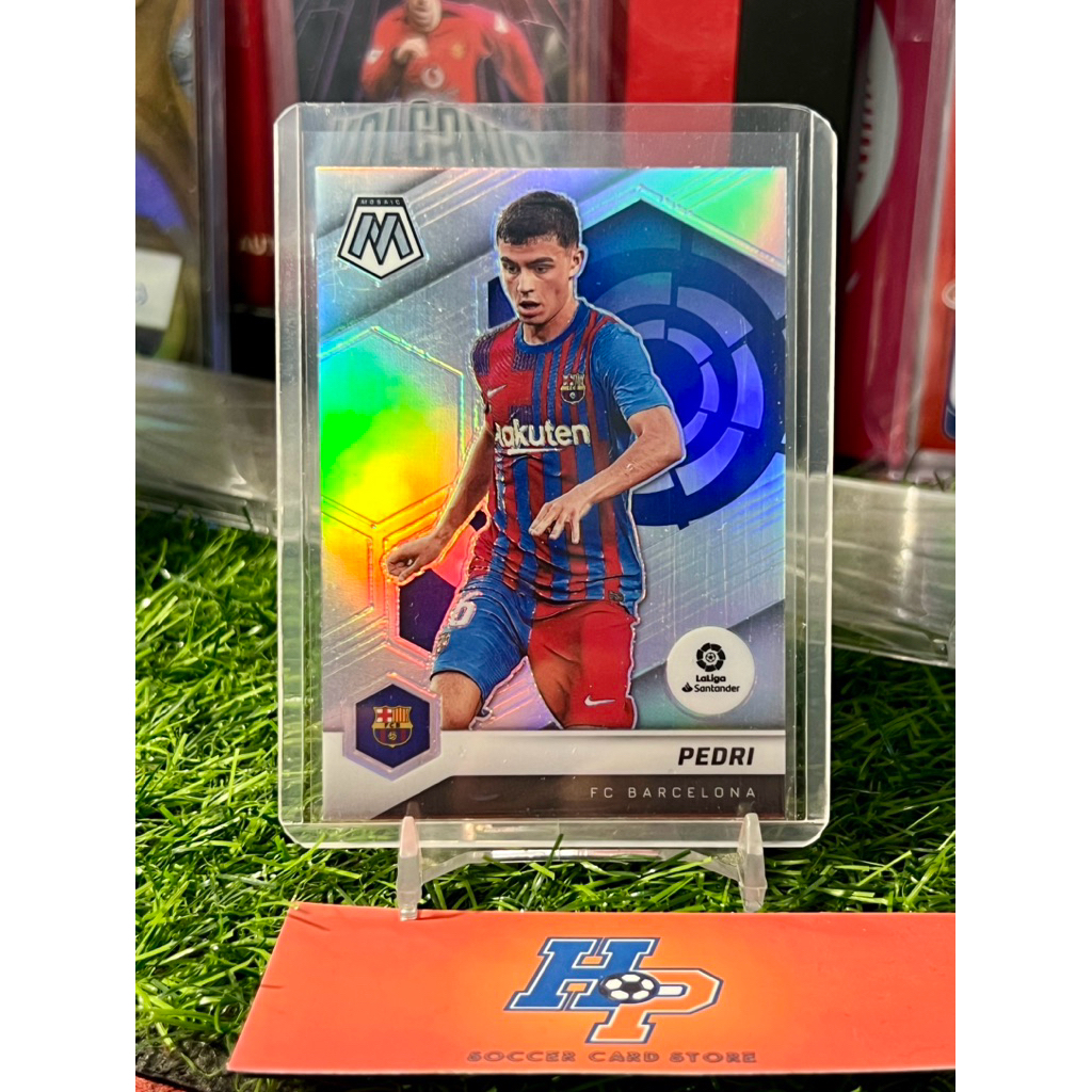 Thẻ bóng đá Pedri Silver Panini Mosaic 2021/22