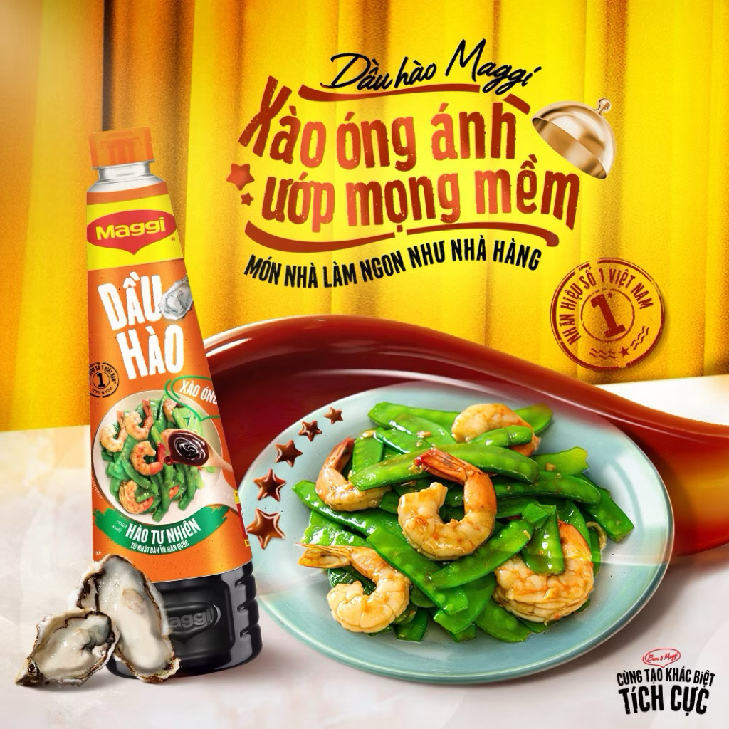 Dầu hào maggi đậm đặc chai 350g
