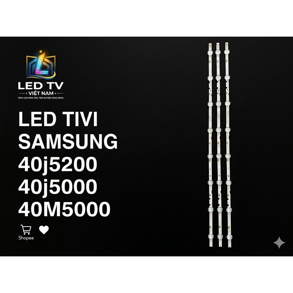 LED TIVI SAMSUNG 40j5200/40j5000 /40M5000 LED MỚI 100% 3 Thanh 8 led 3V