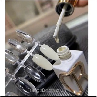 Sơn Gel Màu Trắng Sữa Chính Hãng 15ml Làm Nail Đẹp