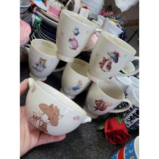 Tô chén dĩa thỏ PETER RABIT , lovely rabbit Gốm sứ nhật