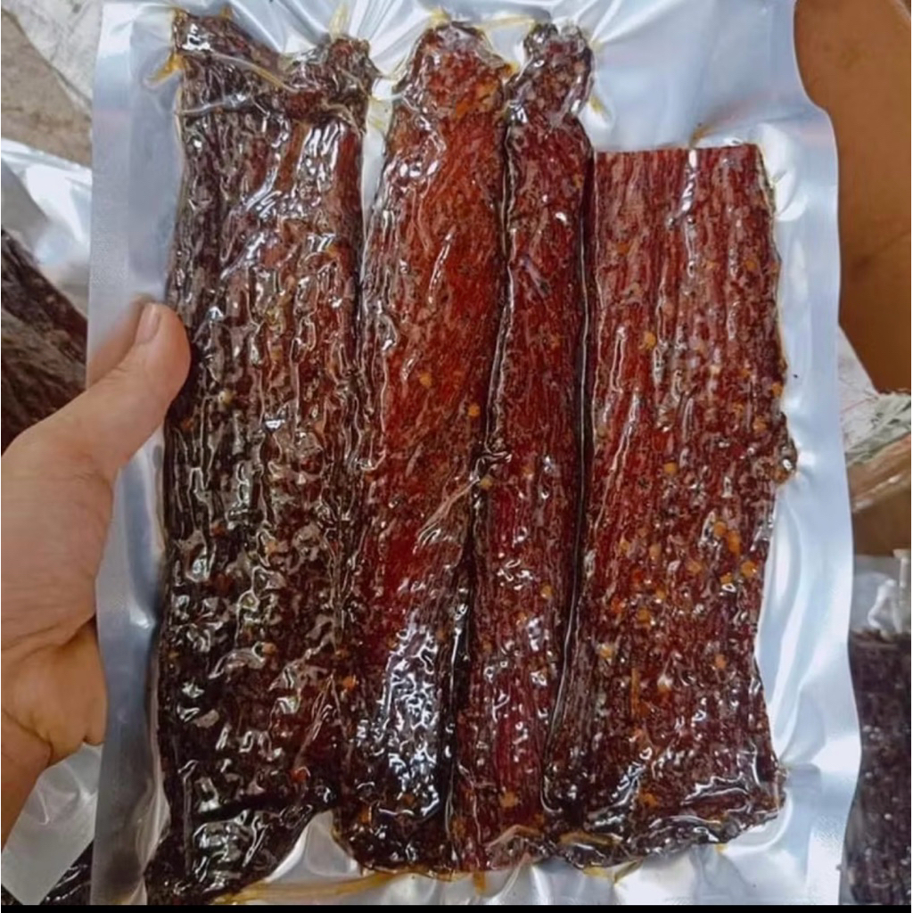 thịt lợn gác bếp tây bắc  gói 500gr kèm chẩm chéo