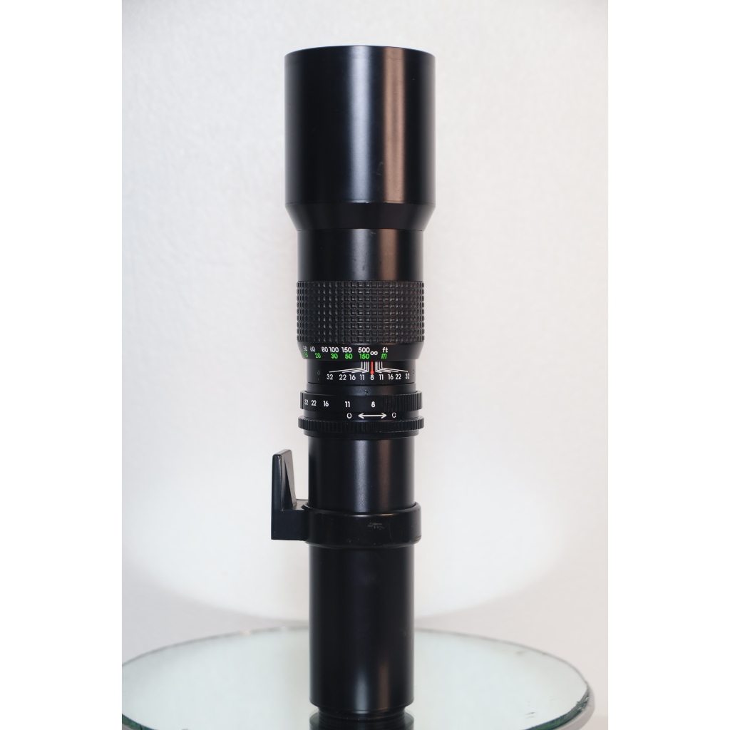 Lens SP-500 500mm f/8 T-Mount / T2 Mount  Kèm 2x tiêu cự (thấu kính sau 99% , thấu kính trước 95%) - Hoạt động tốt)