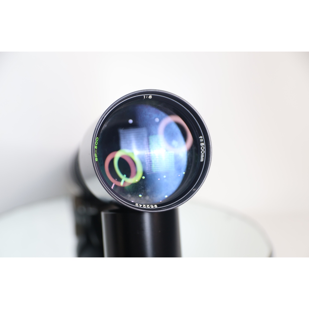Lens SP-500 500mm f/8 T-Mount / T2 Mount  Kèm 2x tiêu cự (thấu kính sau 99% , thấu kính trước 95%) - Hoạt động tốt) - Lens máy ảnh
