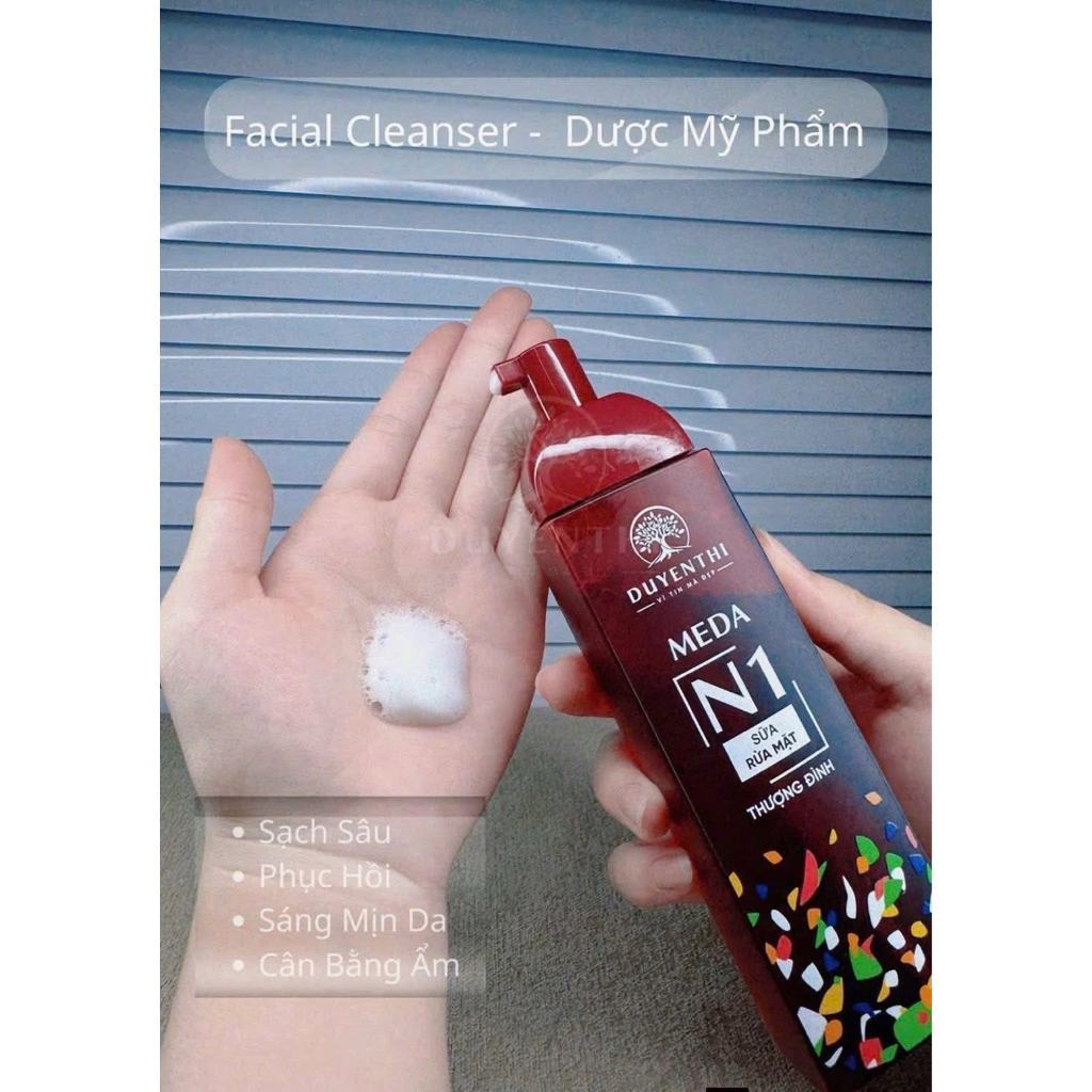Sữa Rửa Mặt N1Duyên Thị 180mlCho Da Khô Nám Giúp Trắng Sáng Da(SỮA RƯA MẶT N1)