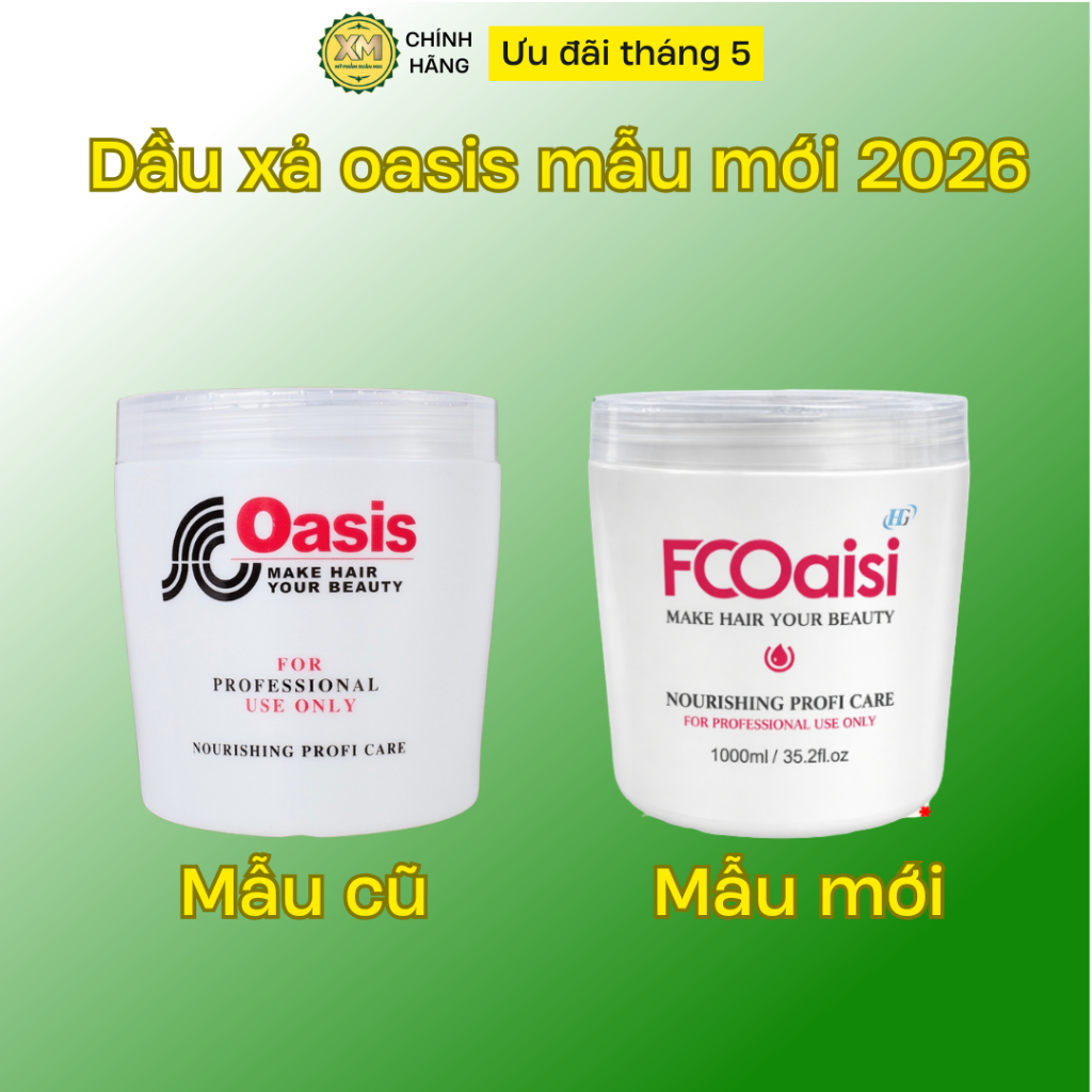 Kem Hấp ủ xả tóc Oasis loại 1 Boya 1000ml