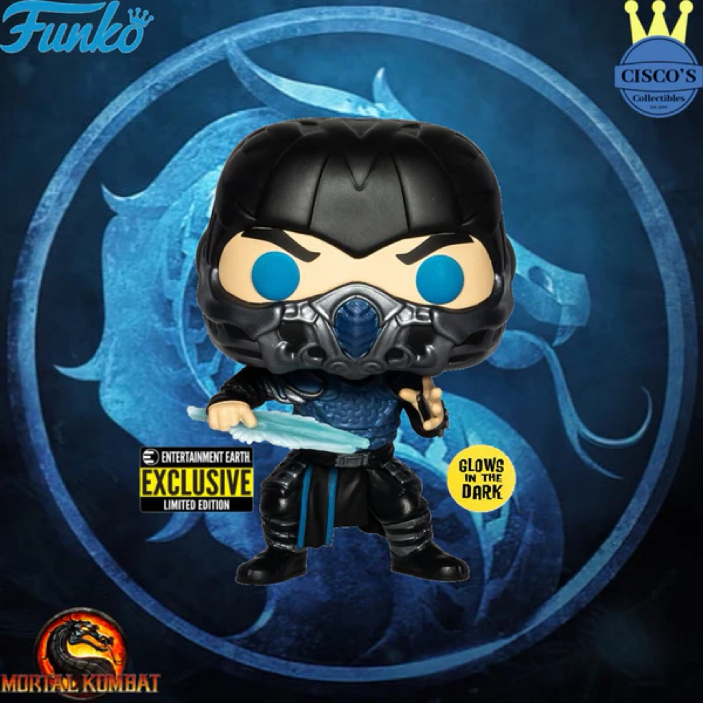 Funko Pop Movies: Mortal Kombat – Sub-Zero Glow (2nd nobox real)