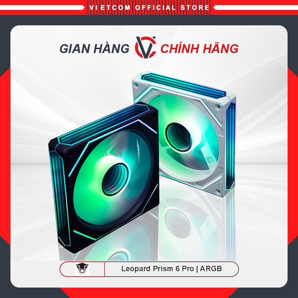 FAN LED ARGB Leopard 6 Pro - Phiên bản gió thổi xuôi và thổi ngược