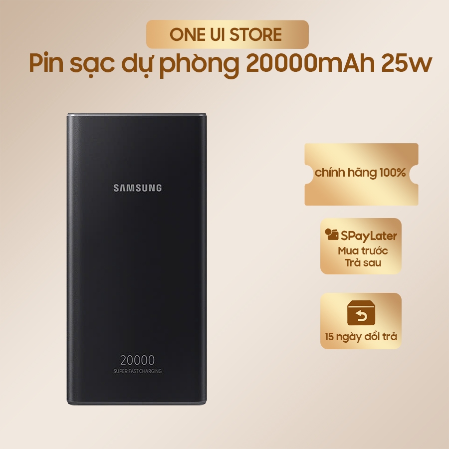 Pin sạc dự phòng Samsung EB P5300x 20000mAh 25W - New nguyên seal | ONE UI STORE [HỎA TỐC]