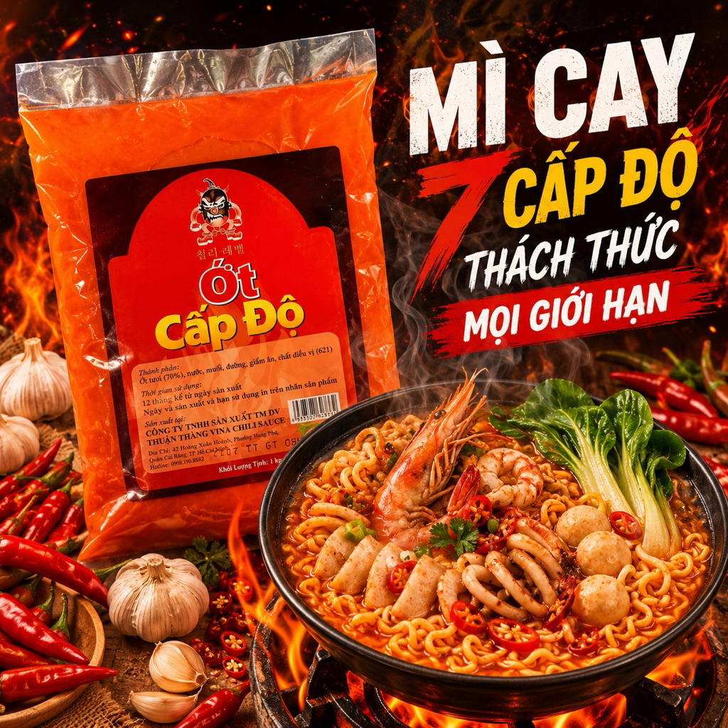 [NHII KOREA] Nước Ớt Tạo Cấp Độ Mì Cay Hàn Quốc