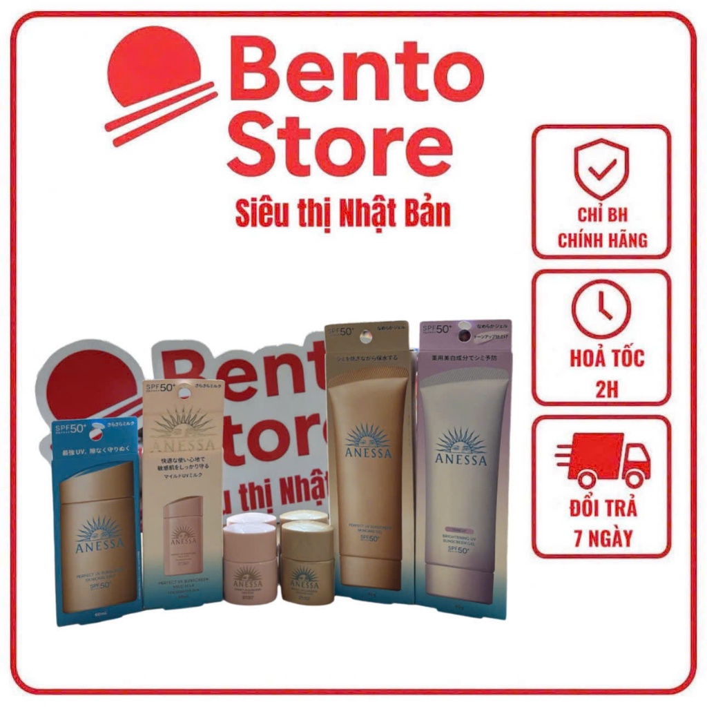Kem Chống Nắng Anessa Dạng Sữa Perfect UV Sunscreen Mild Milk / Skincare Milk SPF 50+ PA++++ 60ml Nh