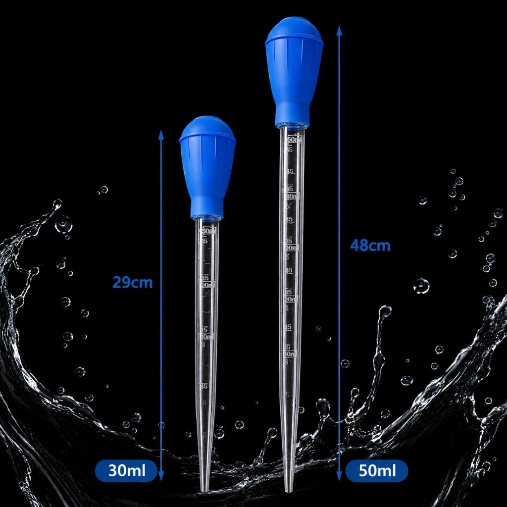 Ống hút cặn 28cm (30ml)  - 48cm (50ml)