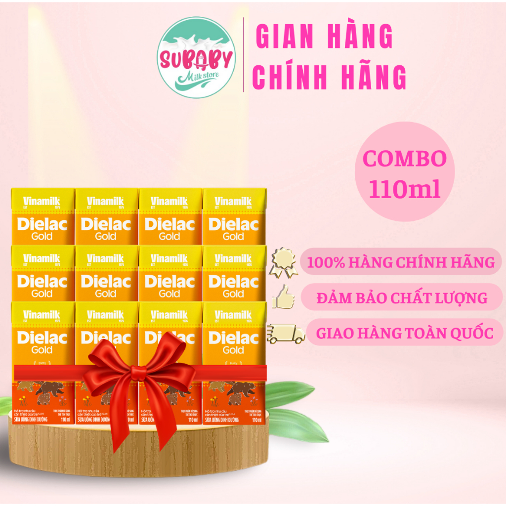 Sữa Bột pha sẵn Dielac Gold 110ml/180ml