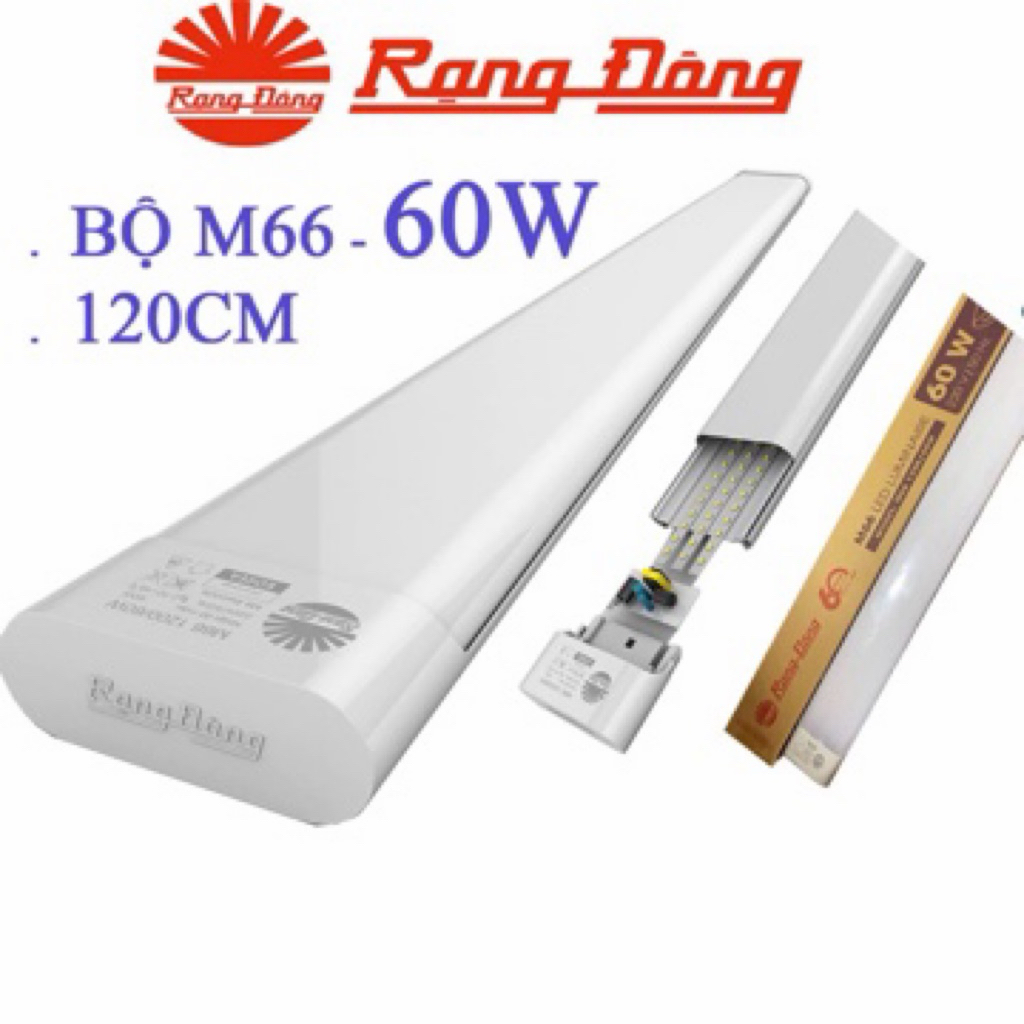 Bộ đèn Led bán nguyệt Rạng Đông, model M26, M36, M56, M66, ánh sáng trắng, bảo hành chính hãng 24 th