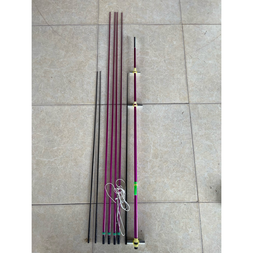 Bộ Khung diều lắp ghép đuôi cá cacbon 2m -2m5