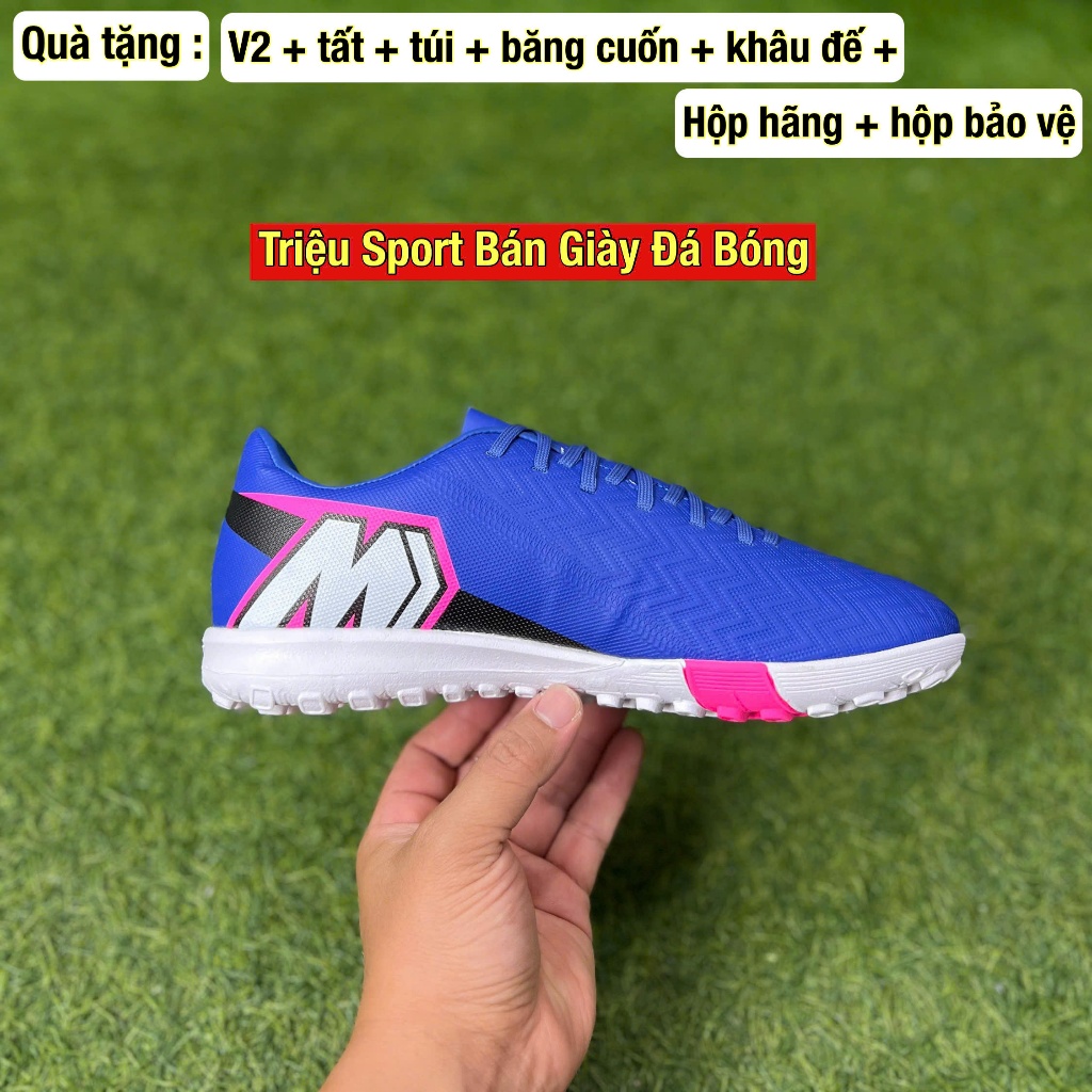 giày đá bóng mơ va bồ 16 aca TF V2 ( khâu đế + tất + túi + bang cuốn + hộp hãng )