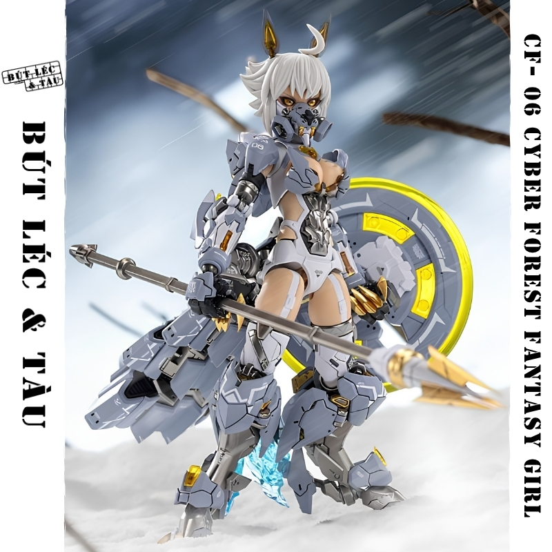 Mô Hình Lắp Ráp CF- 06 Cyber Forest Fantasy Girl Mad Wolf Carolina Rolphe