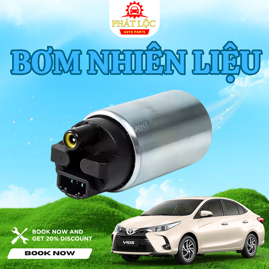 Bơm nhiên liệu, bơm xăng Vios 2014-2024 ( Toyota chính hãng)