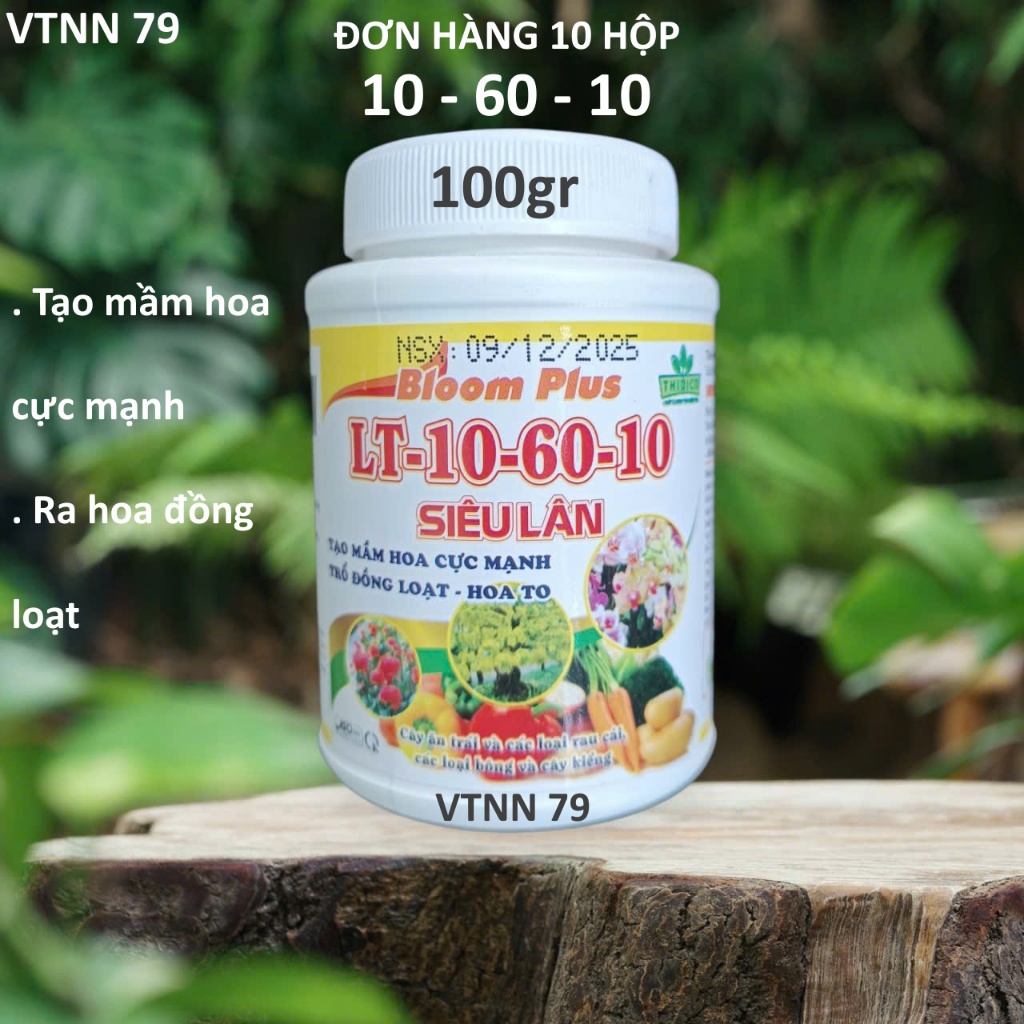 10 HỘP 10 60 10 - 100GR TẠO MẦM HOA, KÍCH RA HOA