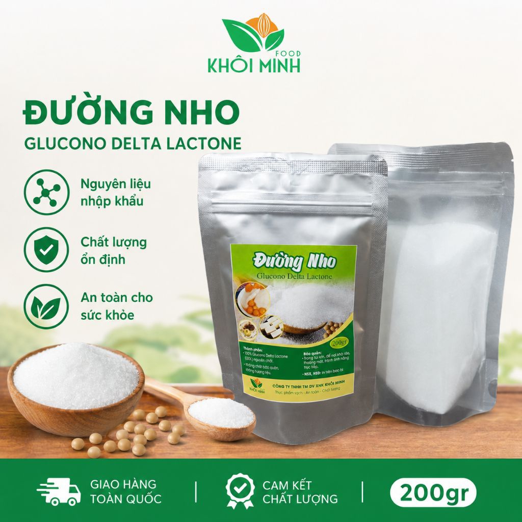 Đường nho Pháp gói 200gr